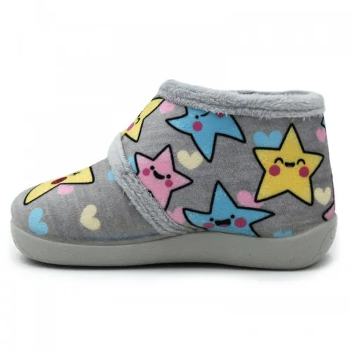 Botita casa velcro ESTRELLAS RALFIS 6297