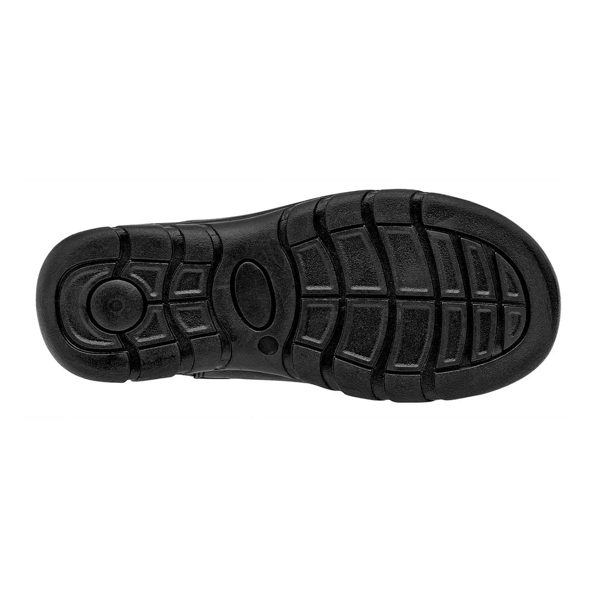 Botín Escolar Abc Zapatitos Exterior Piel Color Negro Para Niño