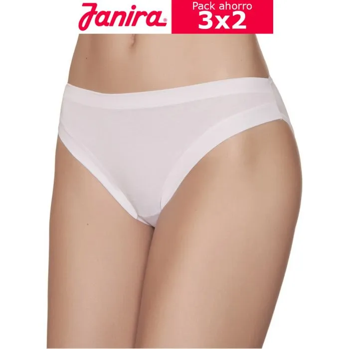 Braga Janira Brislip Esencial 31184 (Pack 3x2)