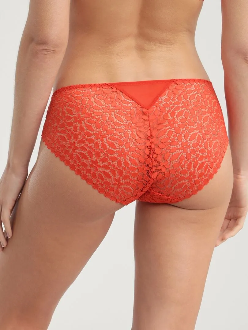 BRAGUITA DE ENCAJE 'DIM'  ROJO