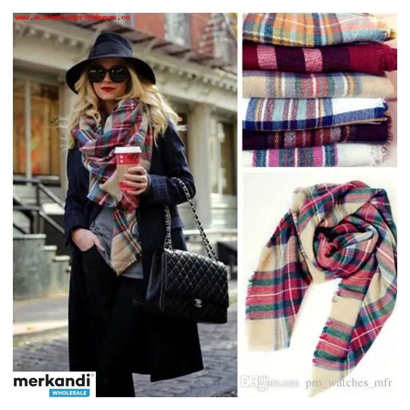 BUFANDAS MANTA XL TARTáN  MODA OTOñO/INVIERNO  PARA MUJER