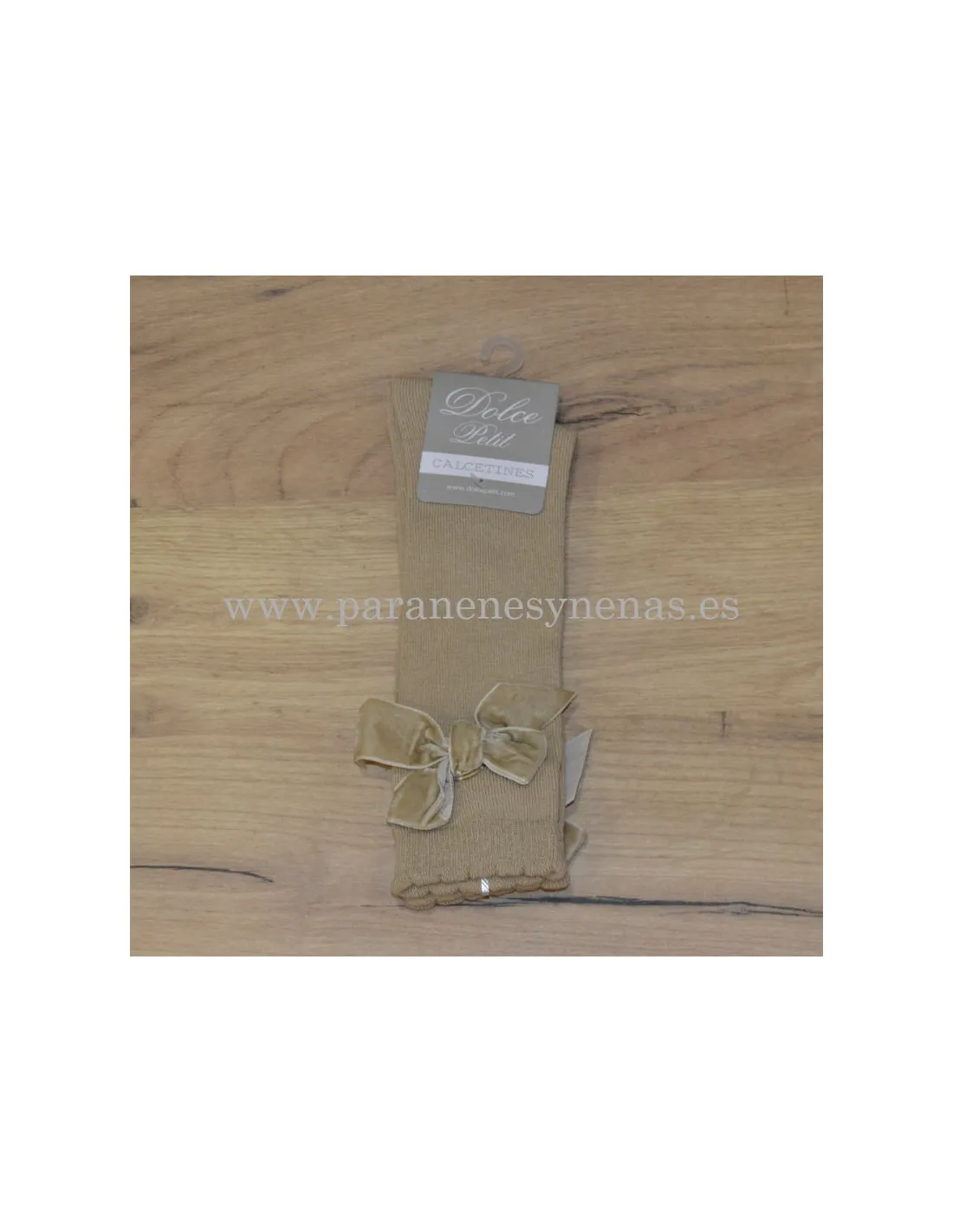 Calcetin para niña con lazo de Dolce Petit