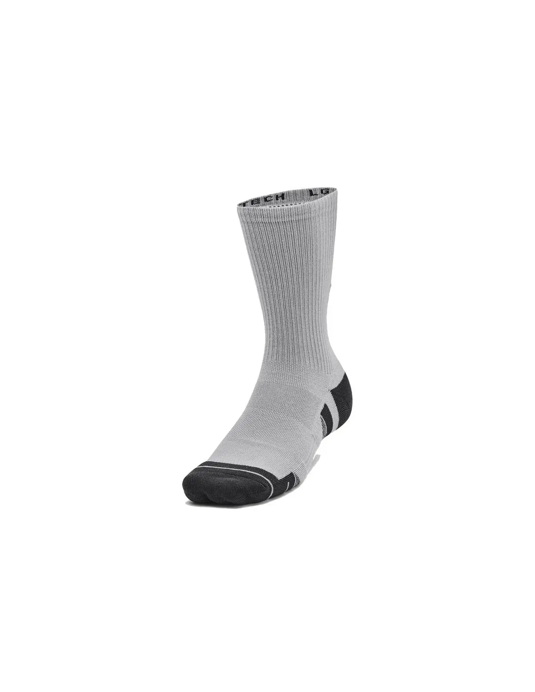 Calcetines de Fitness Under Armour Performance Tech 3Pk Crew Gris