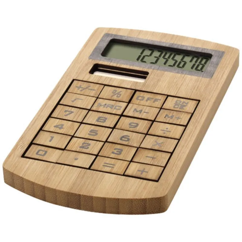 Calculadora de bambú 'Eugene'