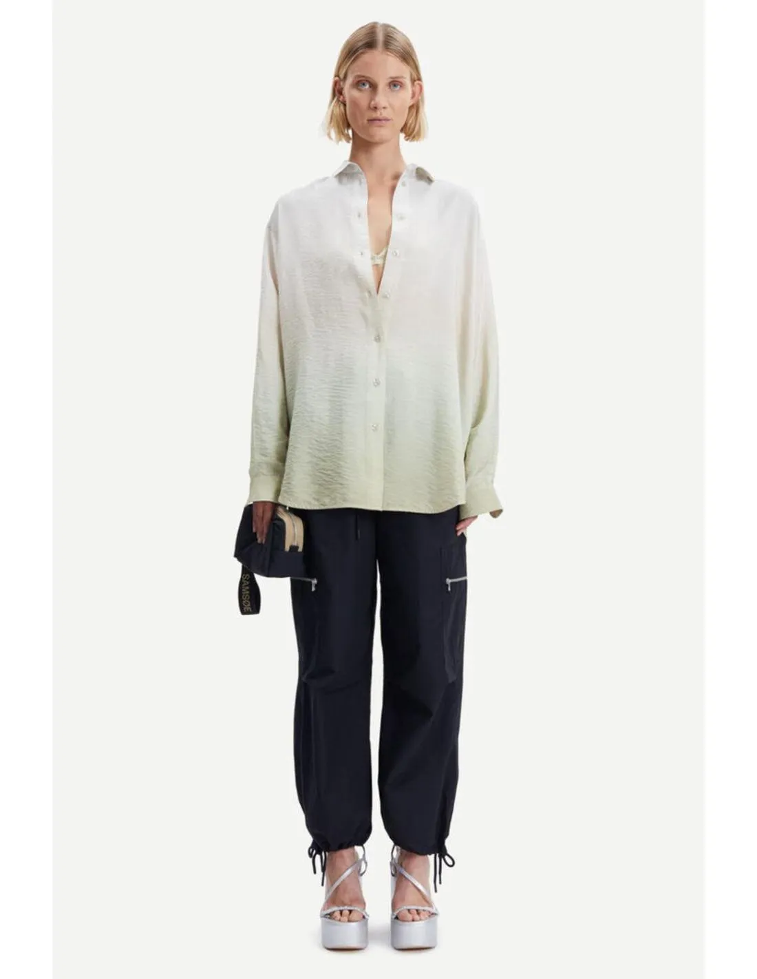 CAMISA AMPLIA CON DEGRADADO SAMSOE ALFRIDA