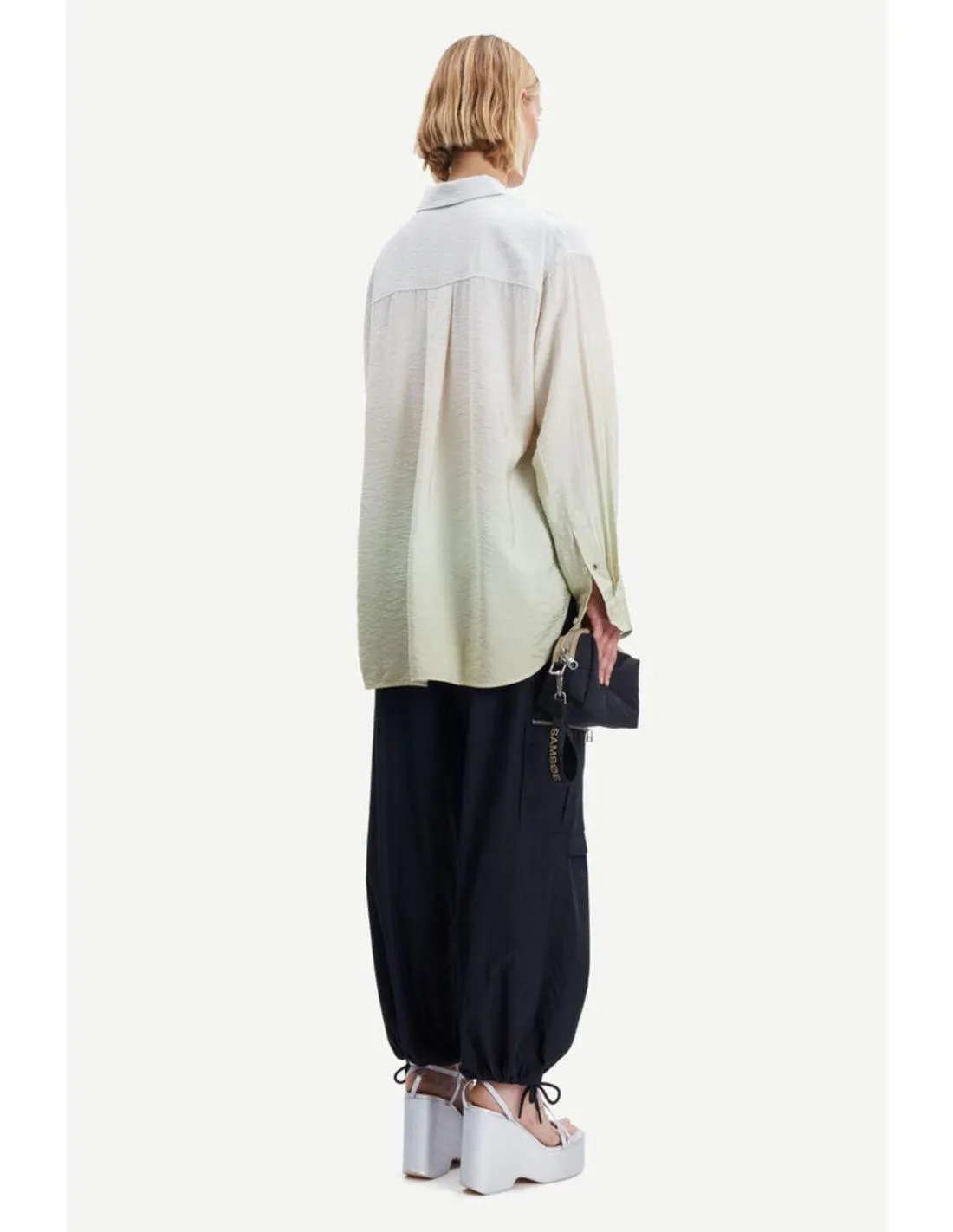 CAMISA AMPLIA CON DEGRADADO SAMSOE ALFRIDA