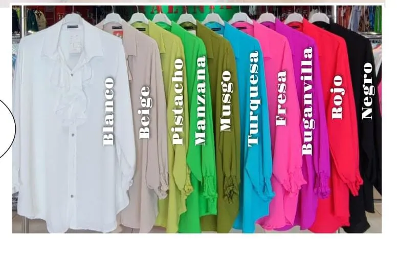 Camisa Andalucía Mujer Talla Grande
