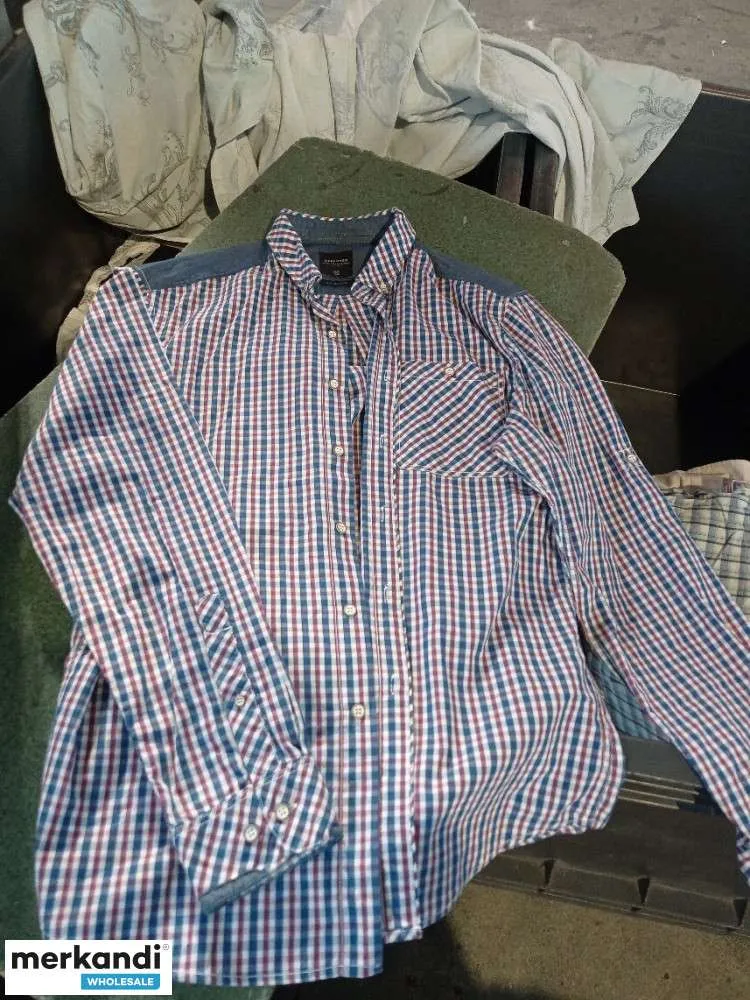 CAMISAS CLASIFICADAS PARA HOMBRE 1ER GRADO (A) AL POR MAYOR POR PESO PRIMAVERAVERANO