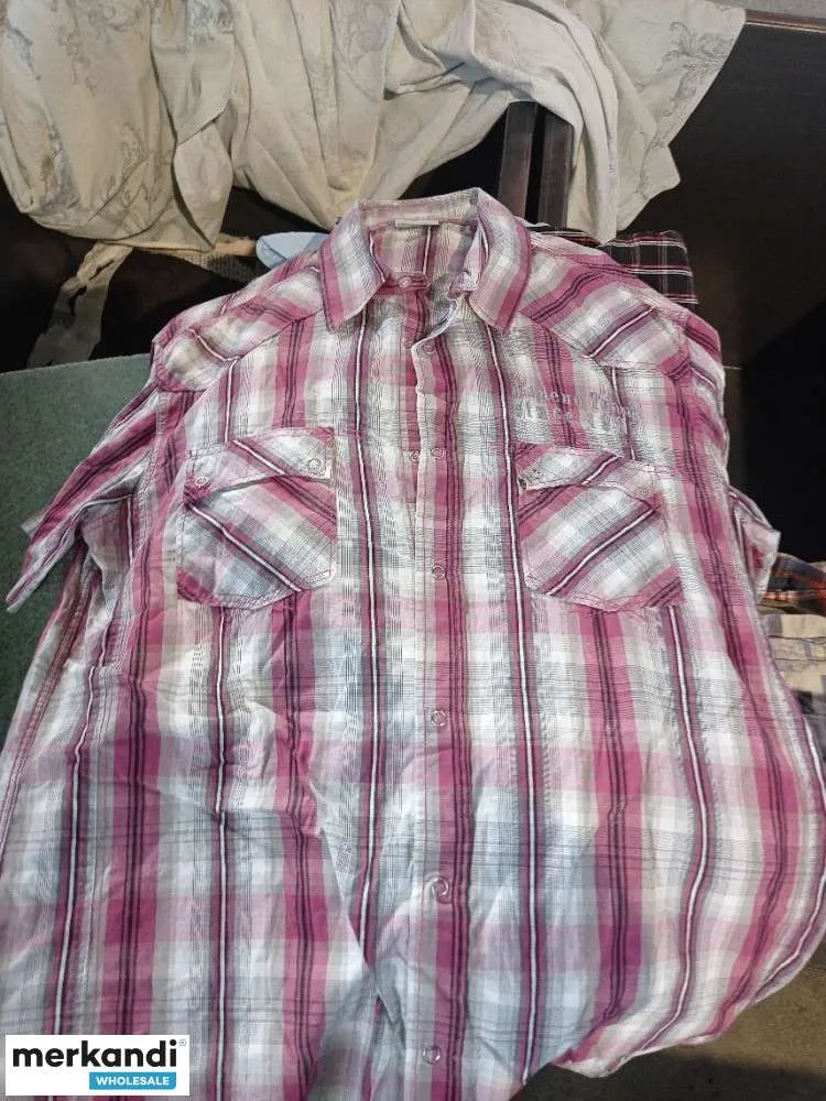CAMISAS CLASIFICADAS PARA HOMBRE 1ER GRADO (A) AL POR MAYOR POR PESO PRIMAVERAVERANO