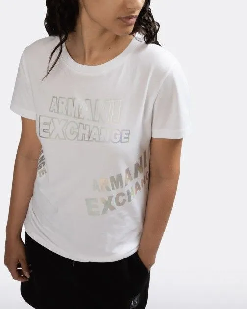 Camiseta Armani Exchange 3RYTBD Blanco