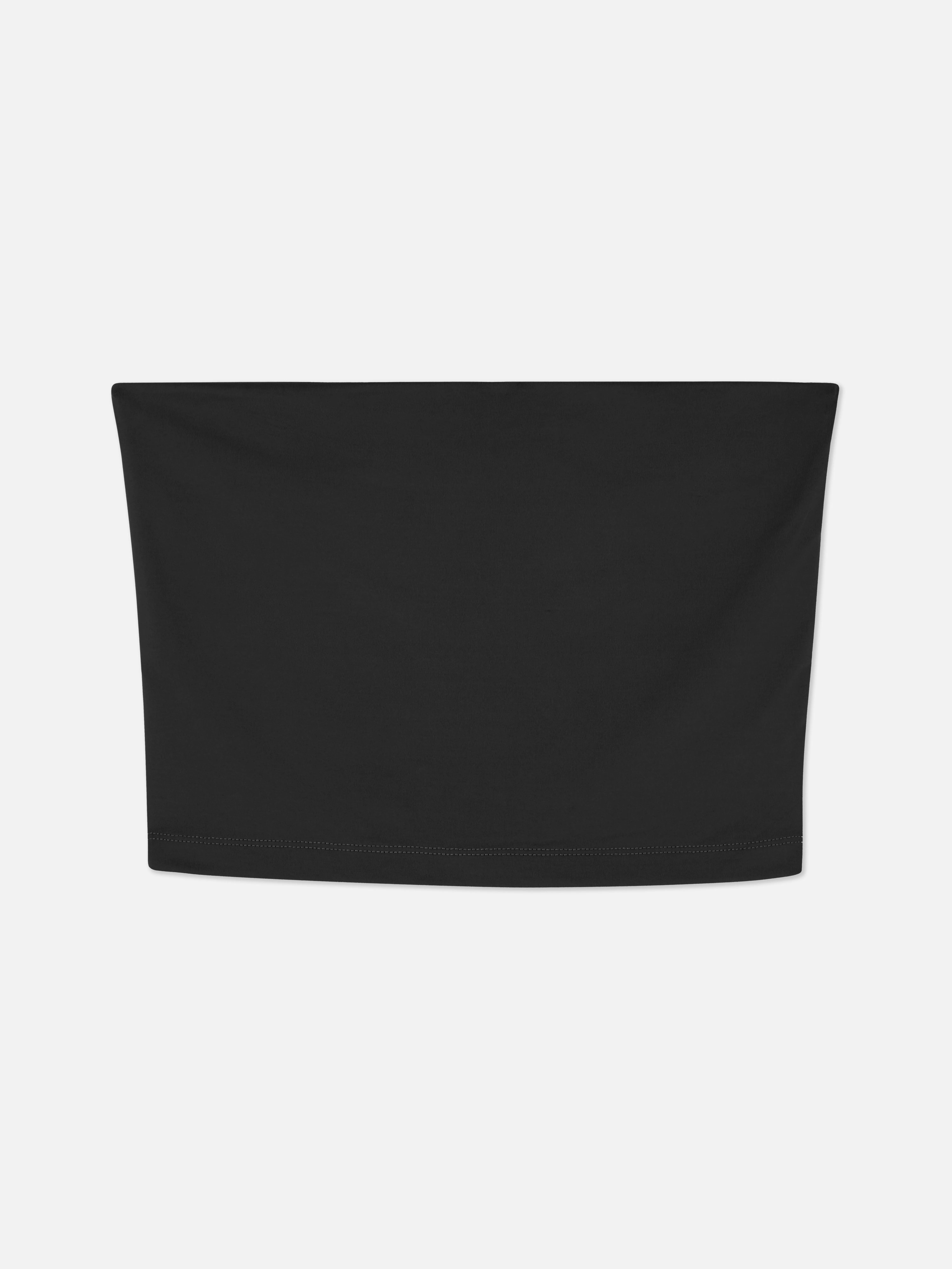 Camiseta bandeau de punto