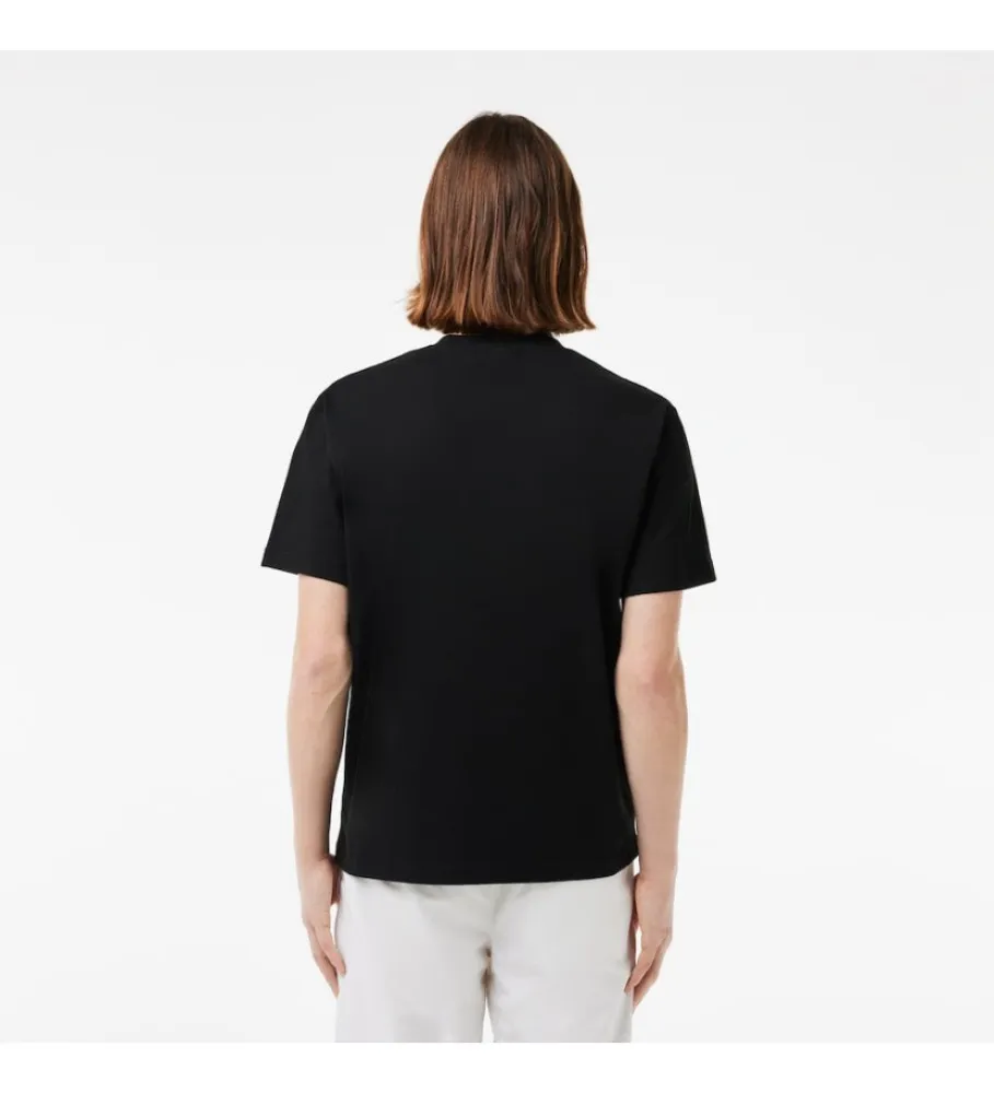 Camiseta de corte clásico  negro