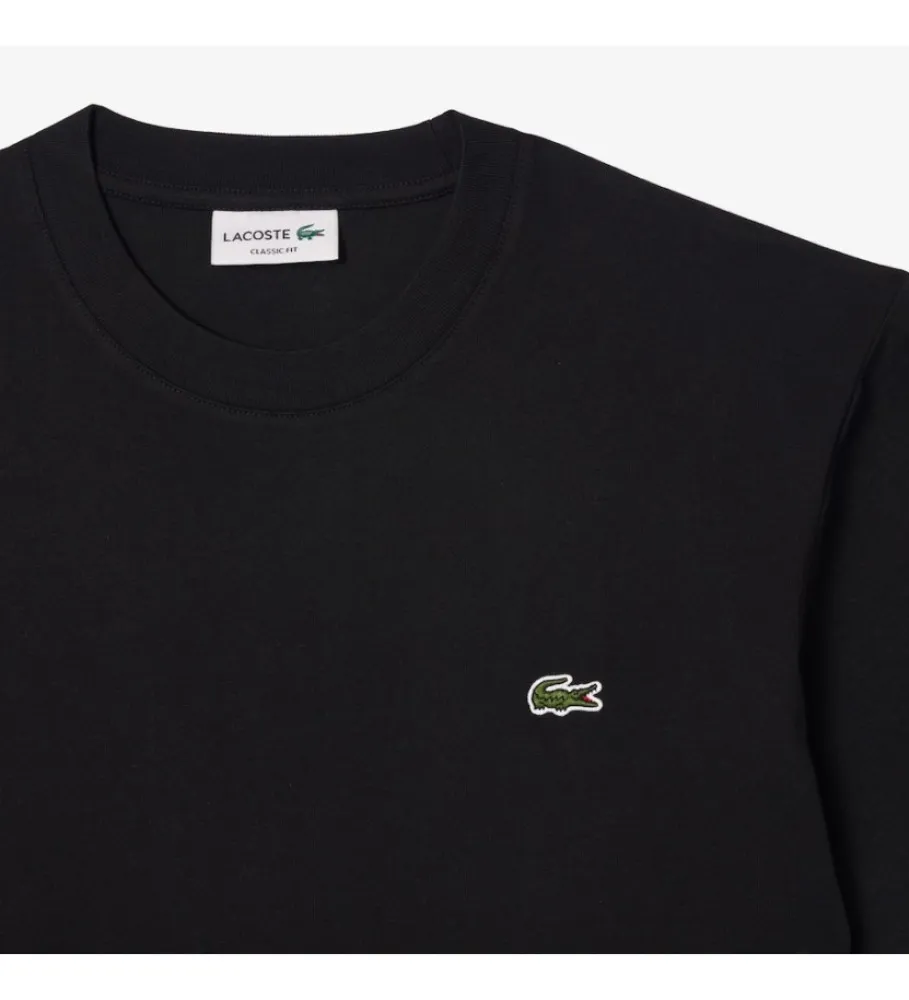 Camiseta de corte clásico  negro