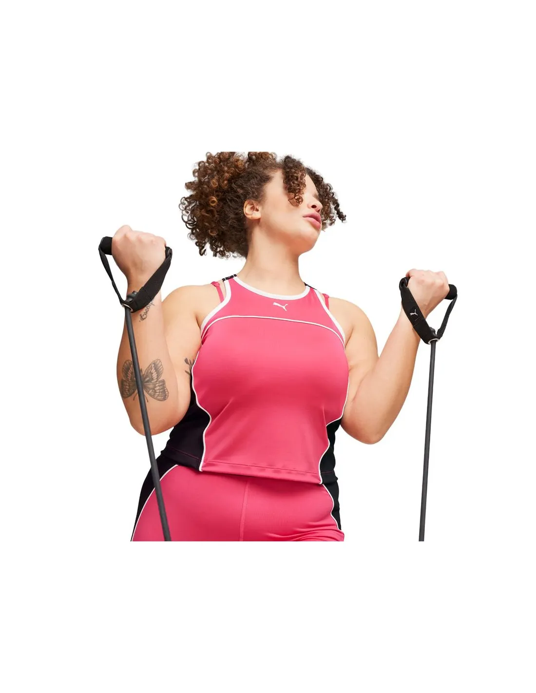 Camiseta de Fitness Puma FIT AIN RON Garnet Rosa Mujer