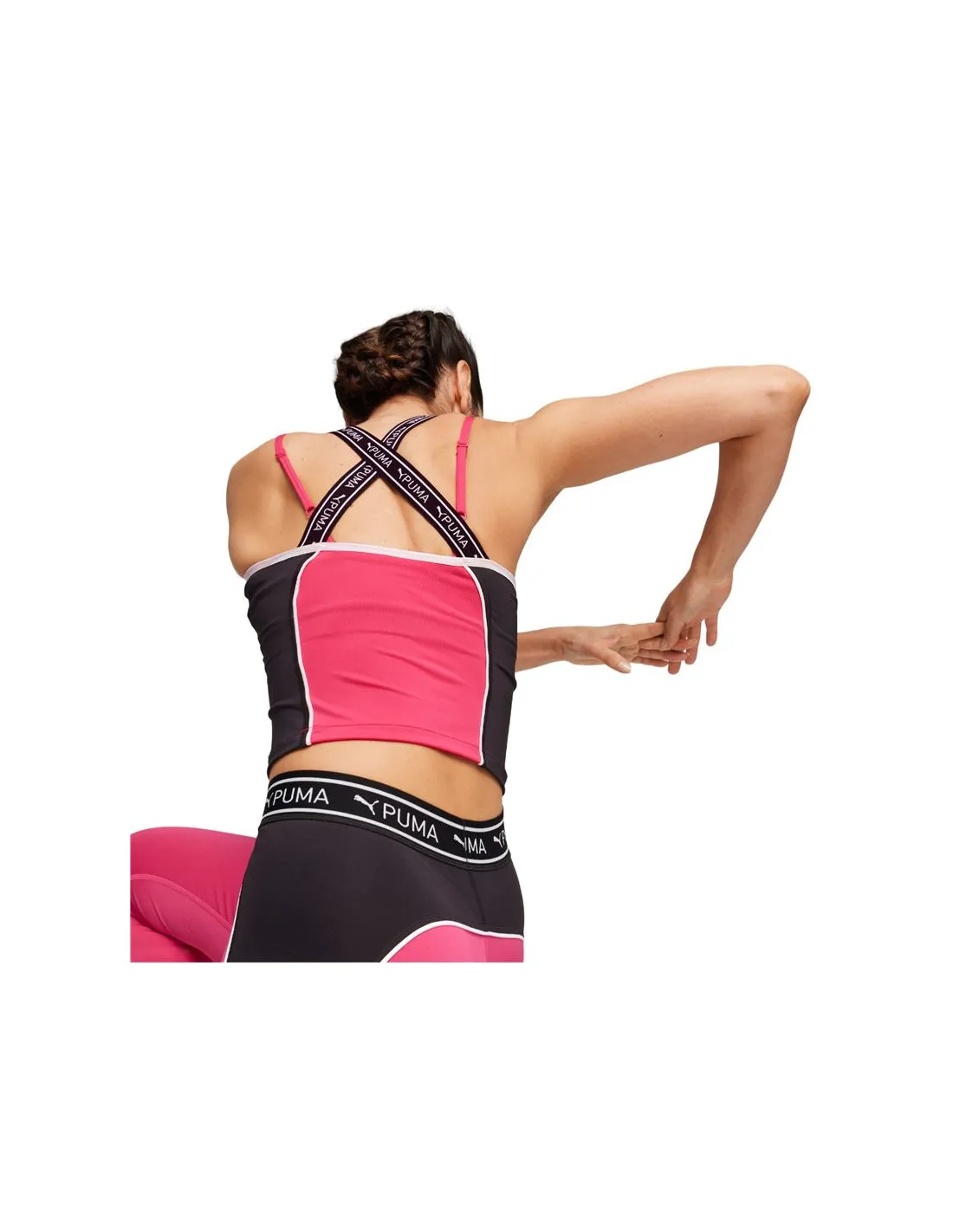 Camiseta de Fitness Puma FIT AIN RON Garnet Rosa Mujer
