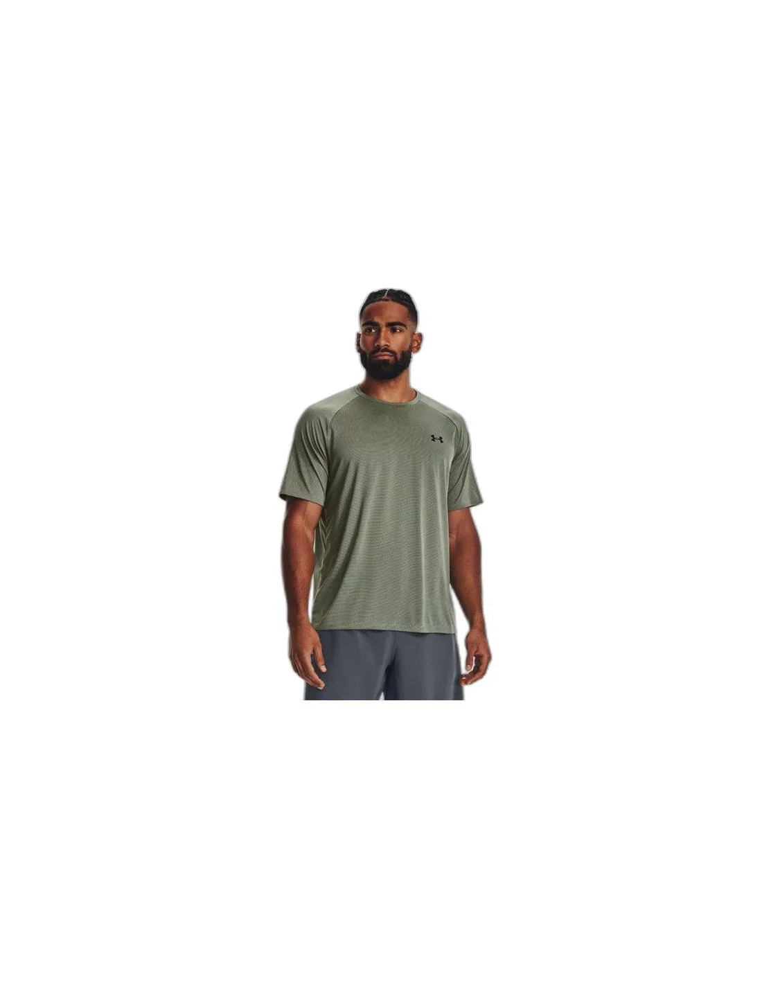 Camiseta de Fitness Under Armour Tech 2.0 Ss Novelty Hombre Verde
