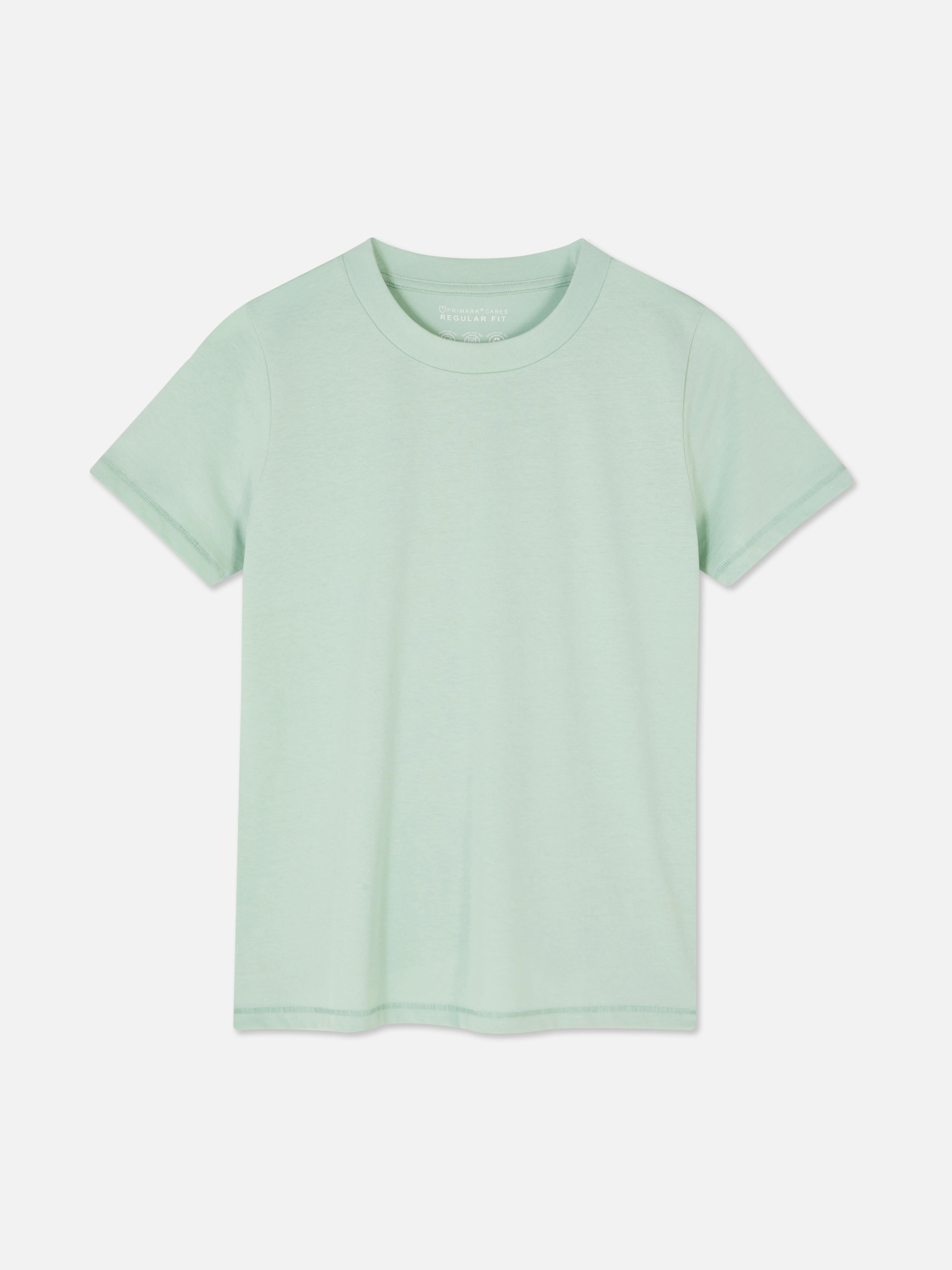 Camiseta de manga corta de cuello redondo