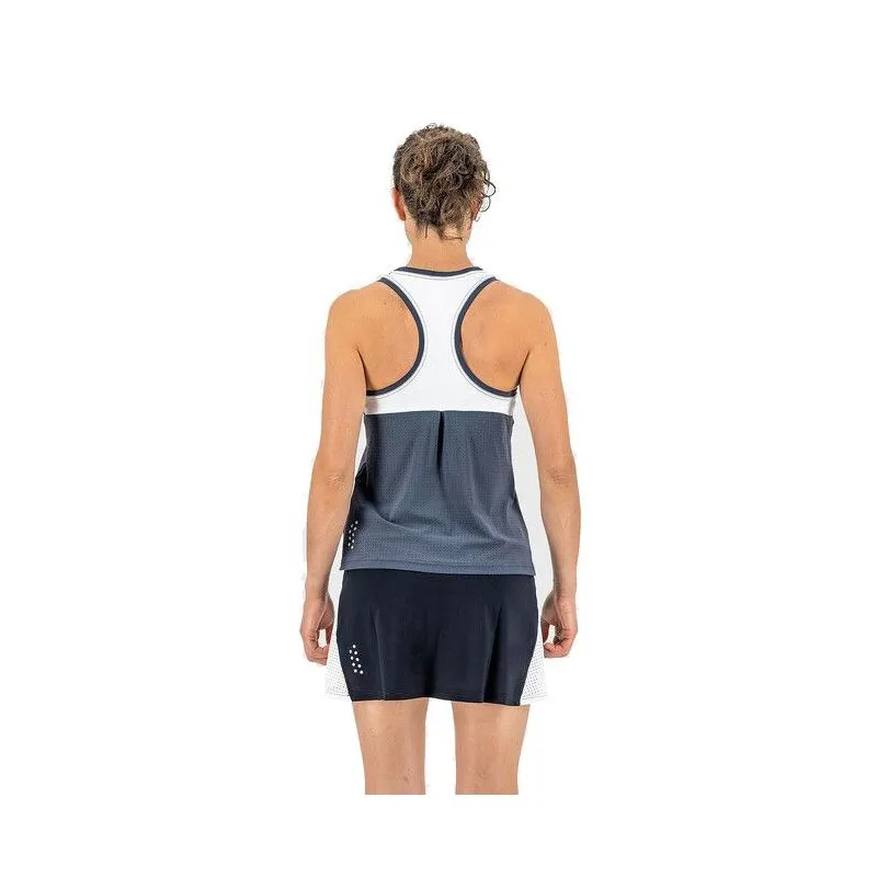 Camiseta de tirantes de mujer Karpos Quick Top (azul ombre/blanco)