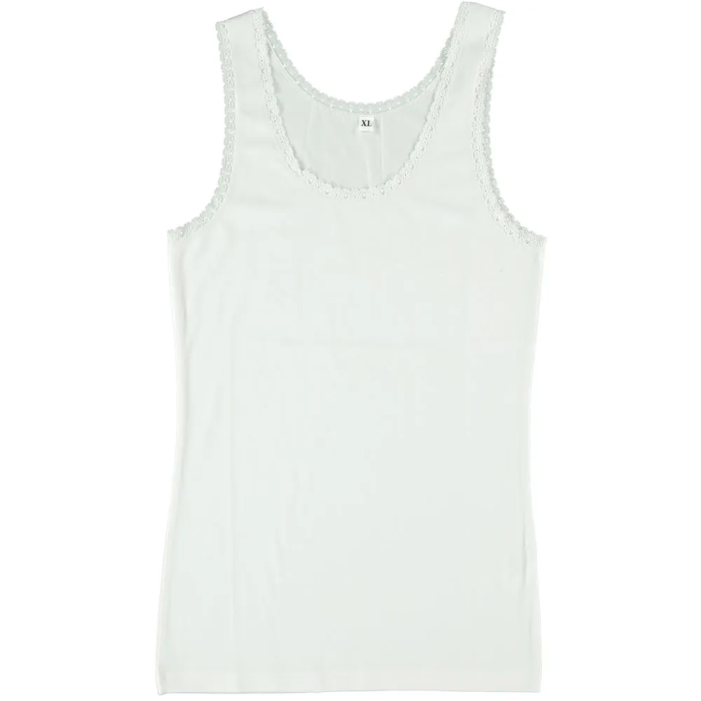 Camiseta de tirantes para mujer Tela elástica