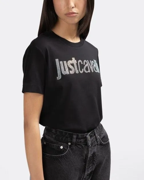 Camiseta Just Cavalli 74PBHE01 Negro