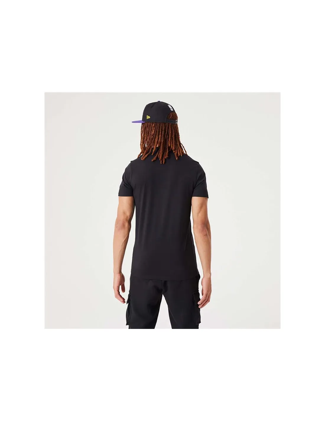 Camiseta New Era NBA Infill Graphic LA Lakers Negro Hombre