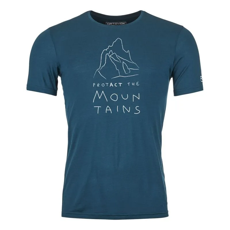 Camiseta Ortovox 150 Cool MTN Protector TS (azul petróleo) hombre