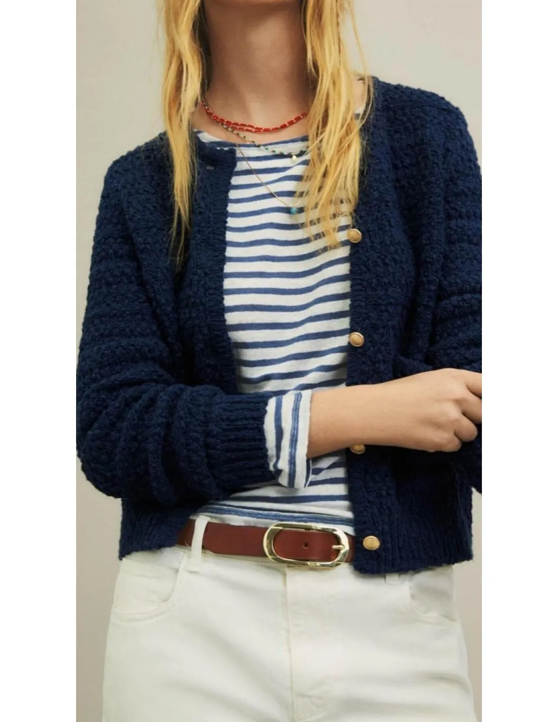CAMISETA PRINT A RAYAS AZUL ESE O ESE STRIPES
