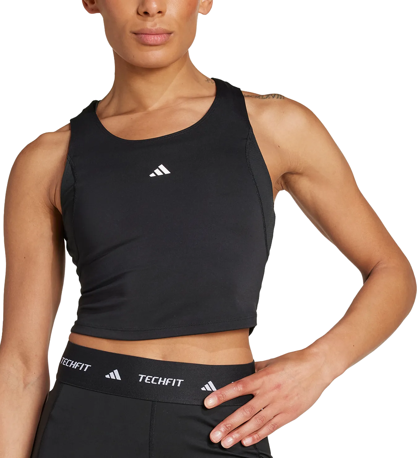 Camiseta sin mangas adidas TF CROP TK