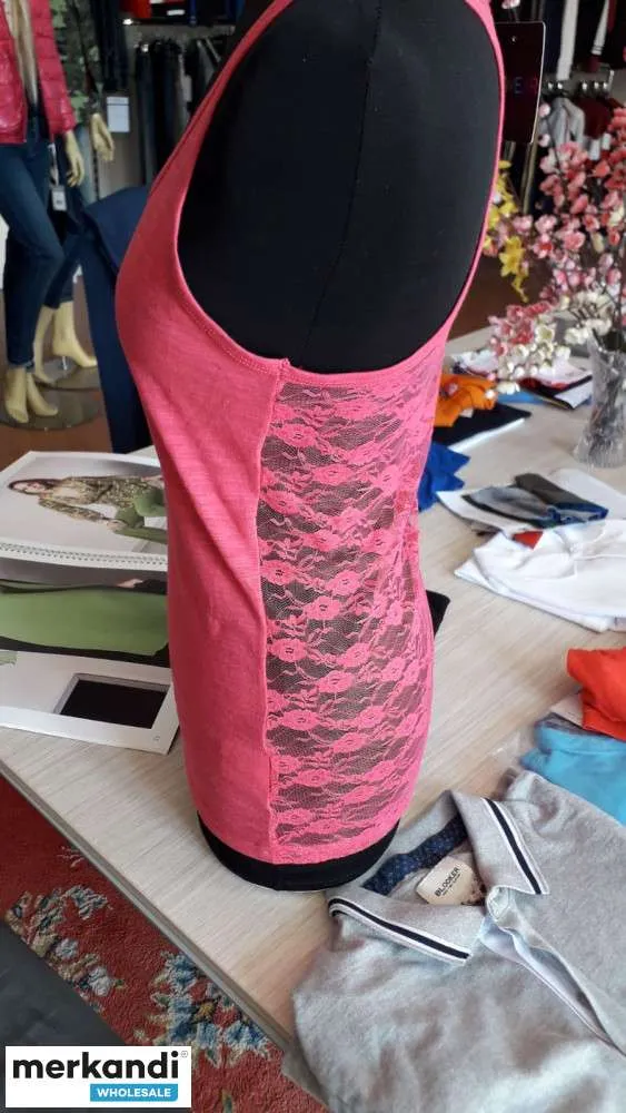 CAMISETAS SIN MANGAS DE VERANO PARA MUJER STOCK
