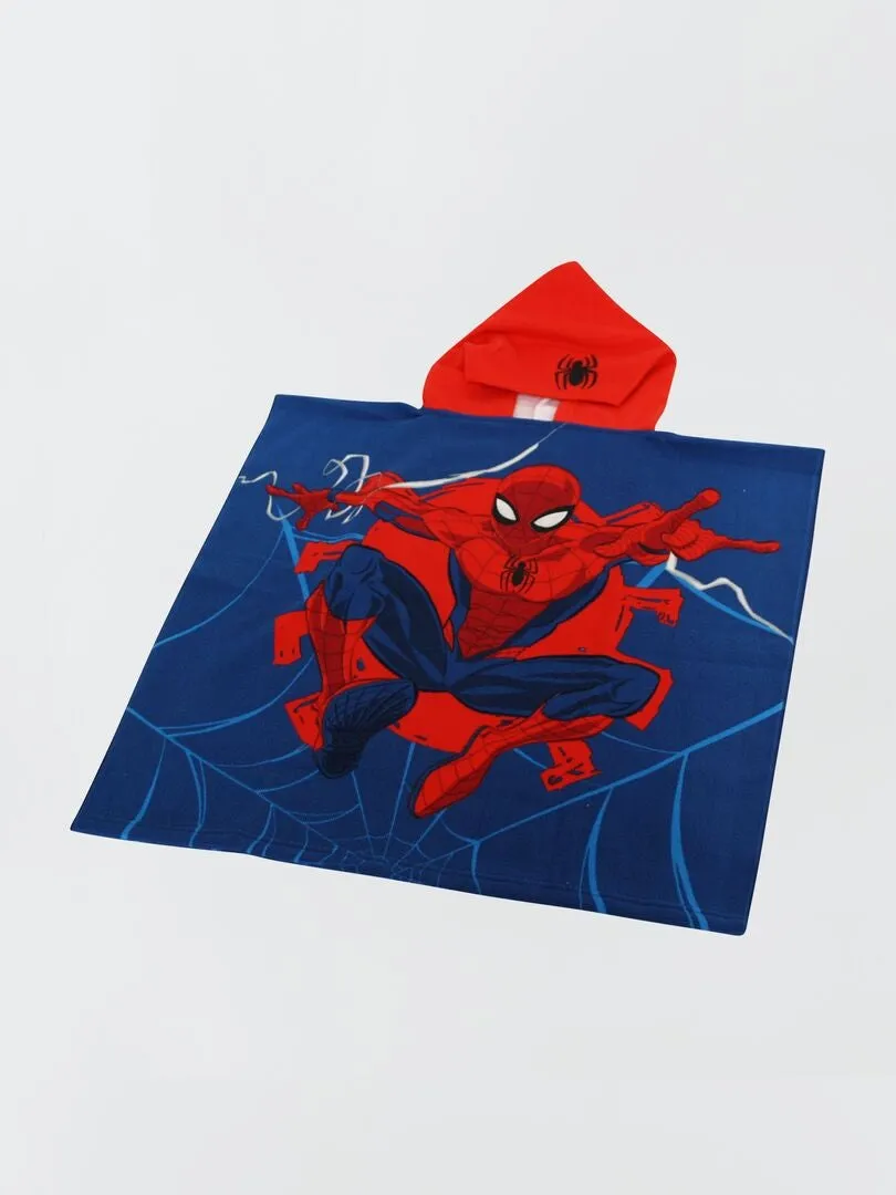 CAPA DE BAñO ESTAMPADA 'SPIDERMAN'  AZUL