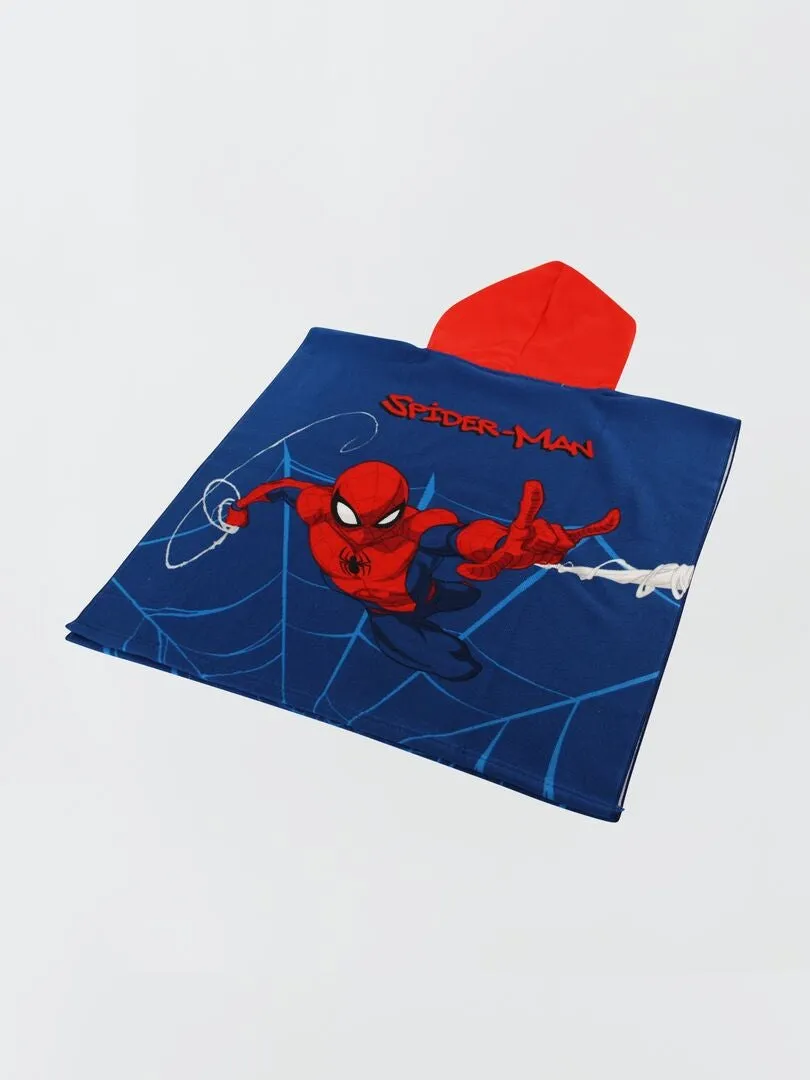 CAPA DE BAñO ESTAMPADA 'SPIDERMAN'  AZUL