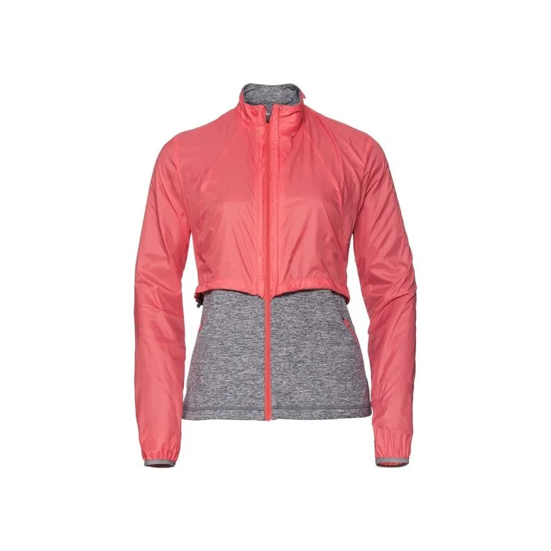CAPA INTERMEDIA ODLO KUMANO ACTIVE CONVERT FULL ZIP (DUBARRYGREY MELANGE) MUJER