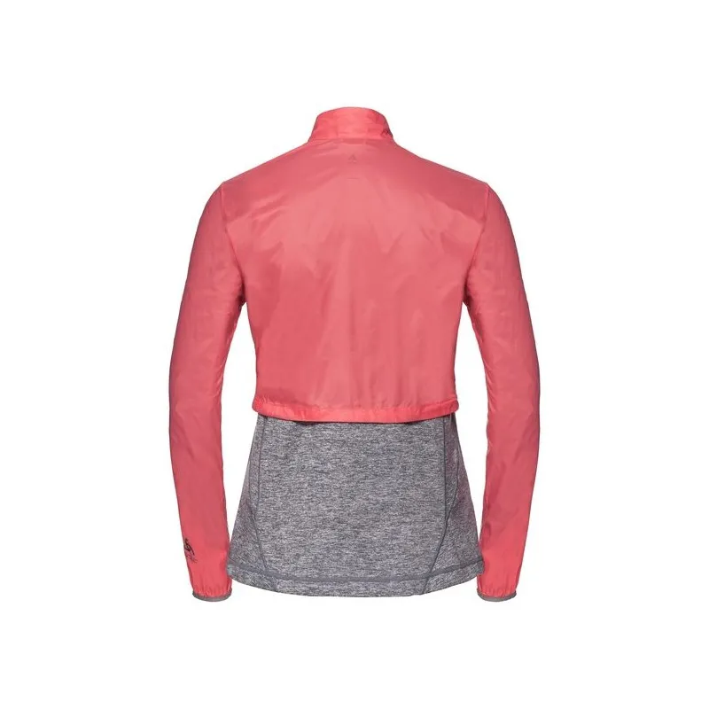 CAPA INTERMEDIA ODLO KUMANO ACTIVE CONVERT FULL ZIP (DUBARRYGREY MELANGE) MUJER