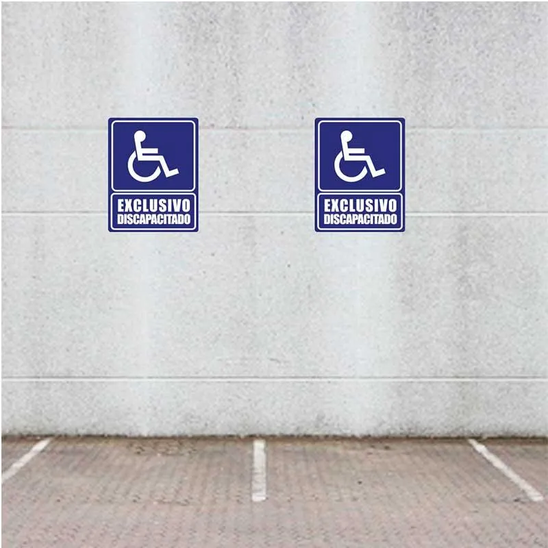 Cartel exclusivo para discapacitados LICA