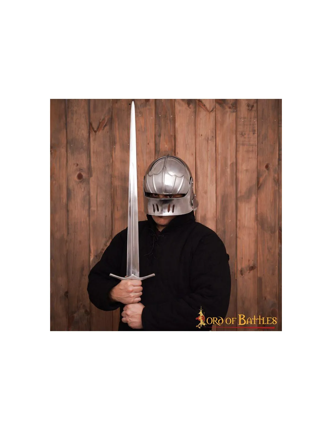 Casco alemán Sallet acero, siglo XV