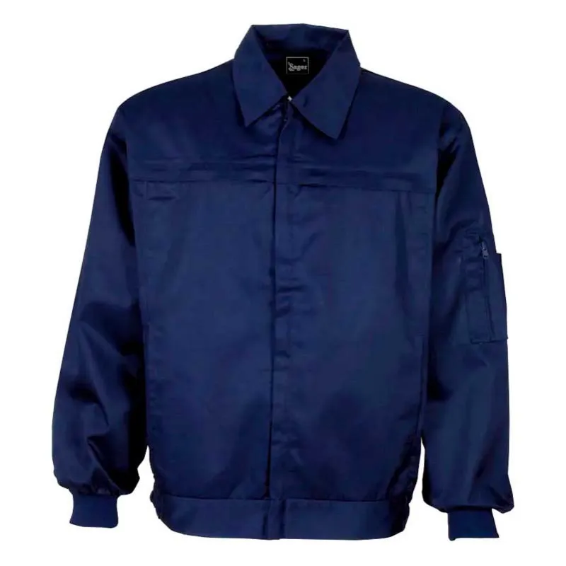 CAZADORA DE TRABAJO AZUL MARINO SAGER  OFERTA