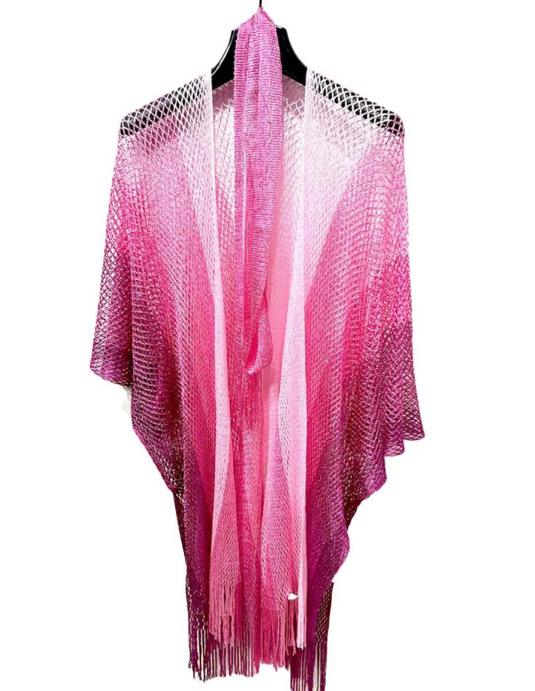 CHAL MUJER KIMONOS FUCSIAS Y ROSAS ESTILO IBIZA PARA EL VERANO