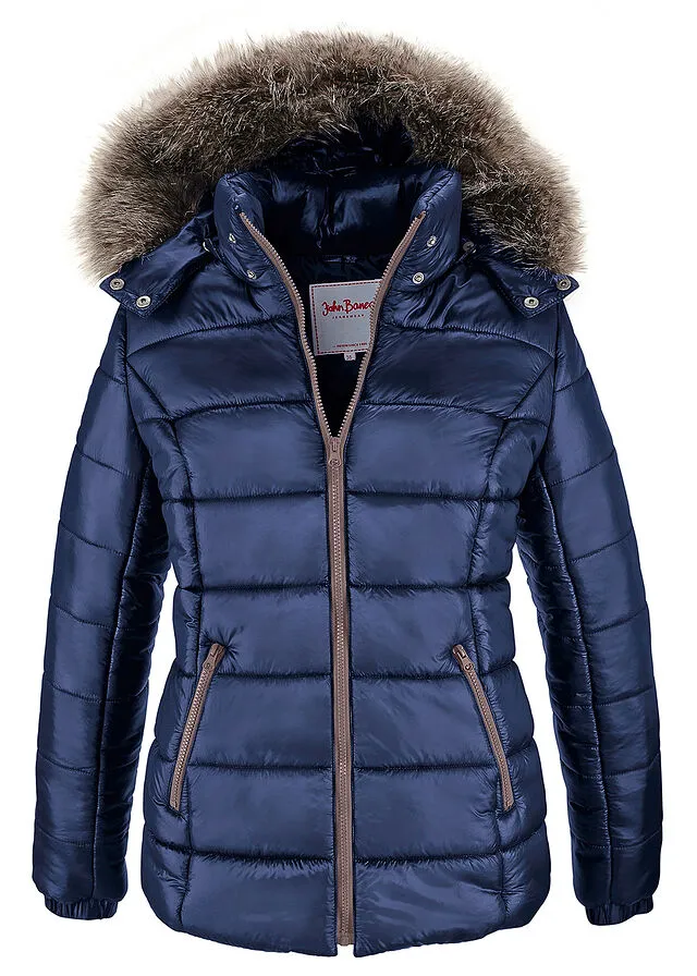 Chaqueta de invierno con capucha Azul marino
