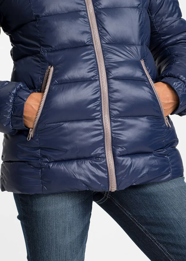 Chaqueta de invierno con capucha Azul marino