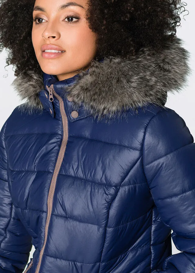 Chaqueta de invierno con capucha Azul marino