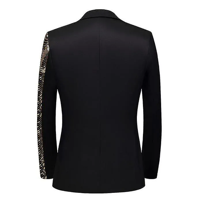 Chaqueta de lentejuelas para hombre Blazer Slim Fit