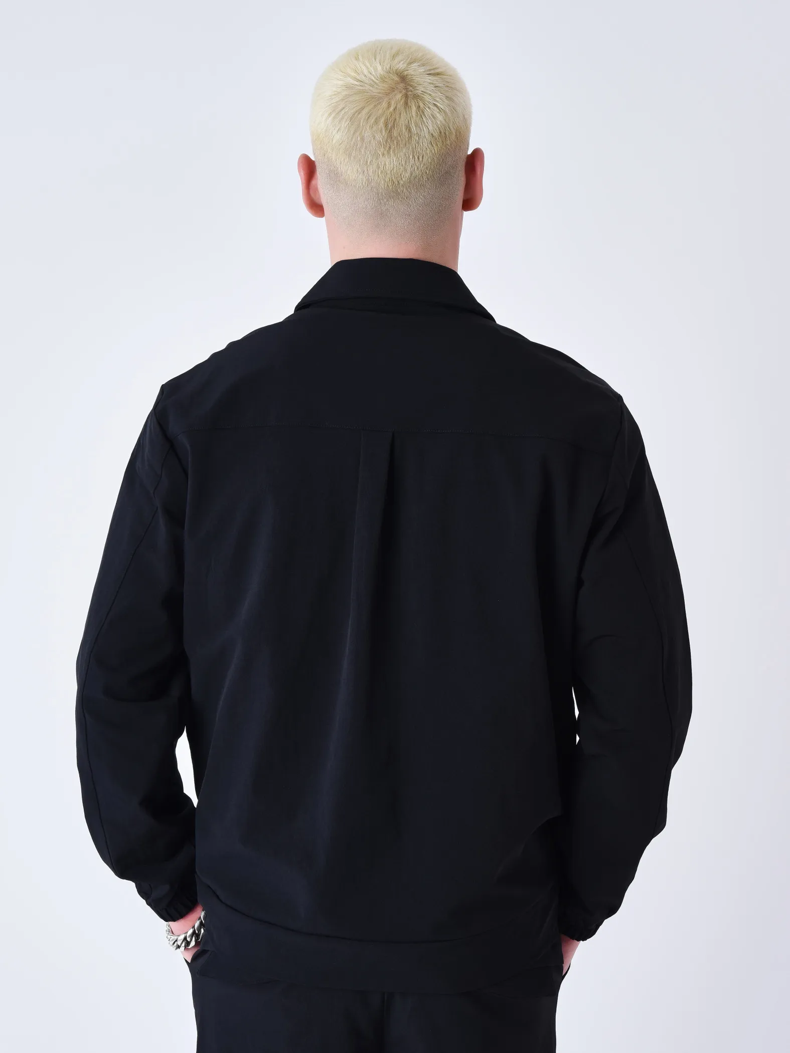 Chaqueta de trabajo con cuello de embudo