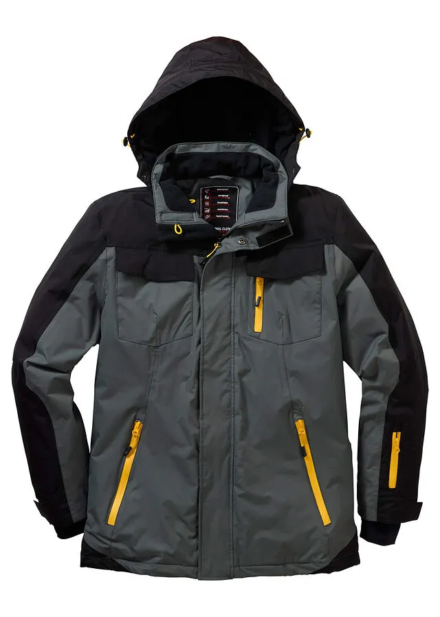 CHAQUETA MULTIFUNCIONAL DE INVIERNO ANTRACITANEGRO