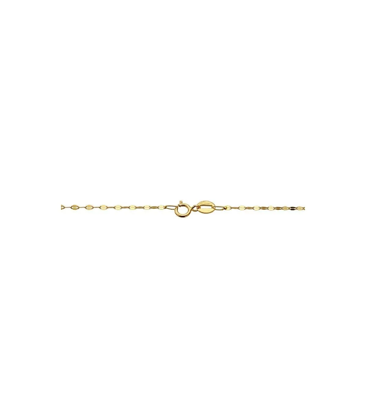 Chaîne Martelée 1 mm 18 K 50 cm