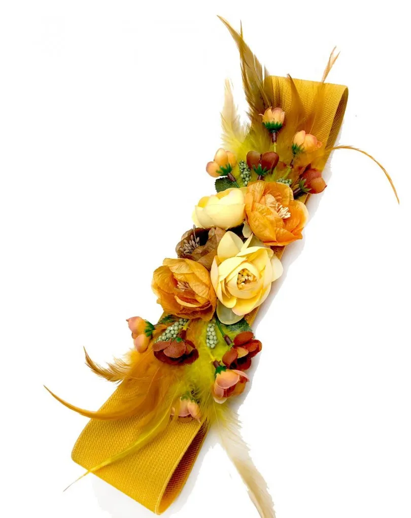 CINTURONES DE FIESTA MOSTAZAS, TEMPORADA OTOÑOINVIERNO