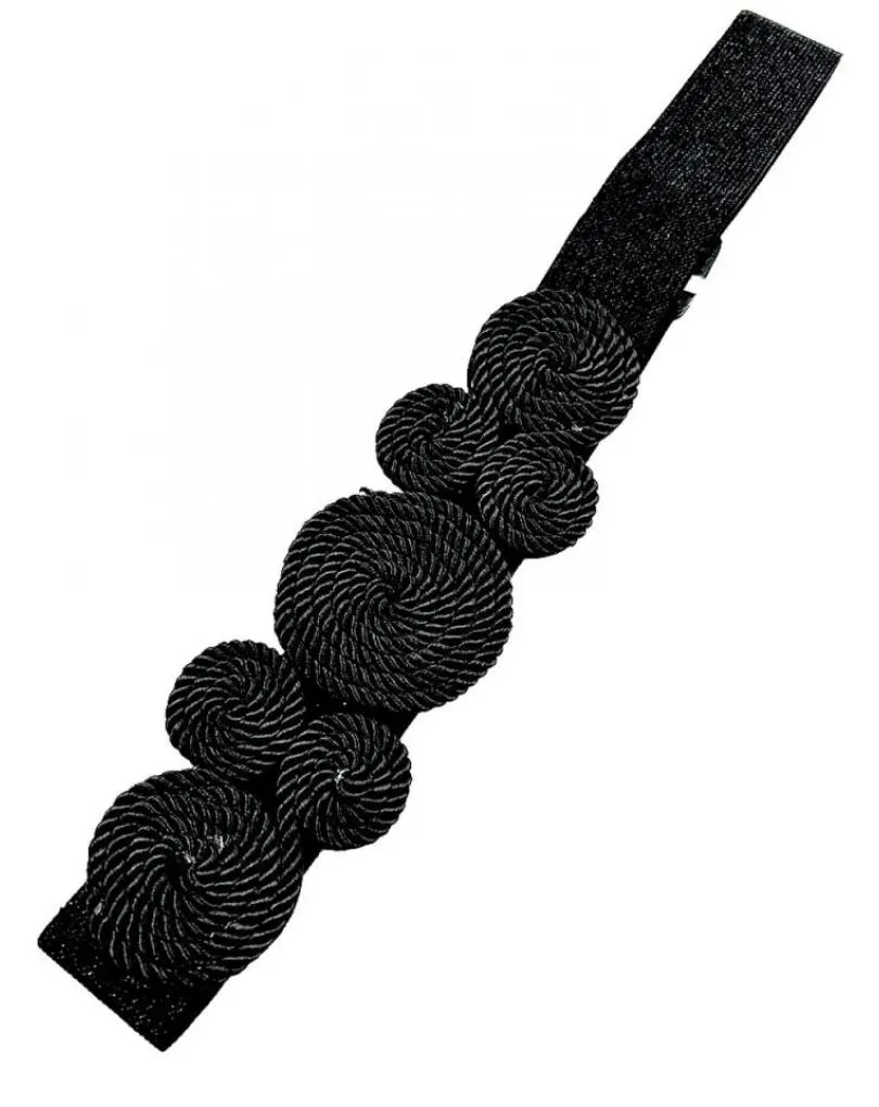 CINTURONES DE FIESTA NEGROS Y ELASTICOS PARA BODAS Y EVENTOS