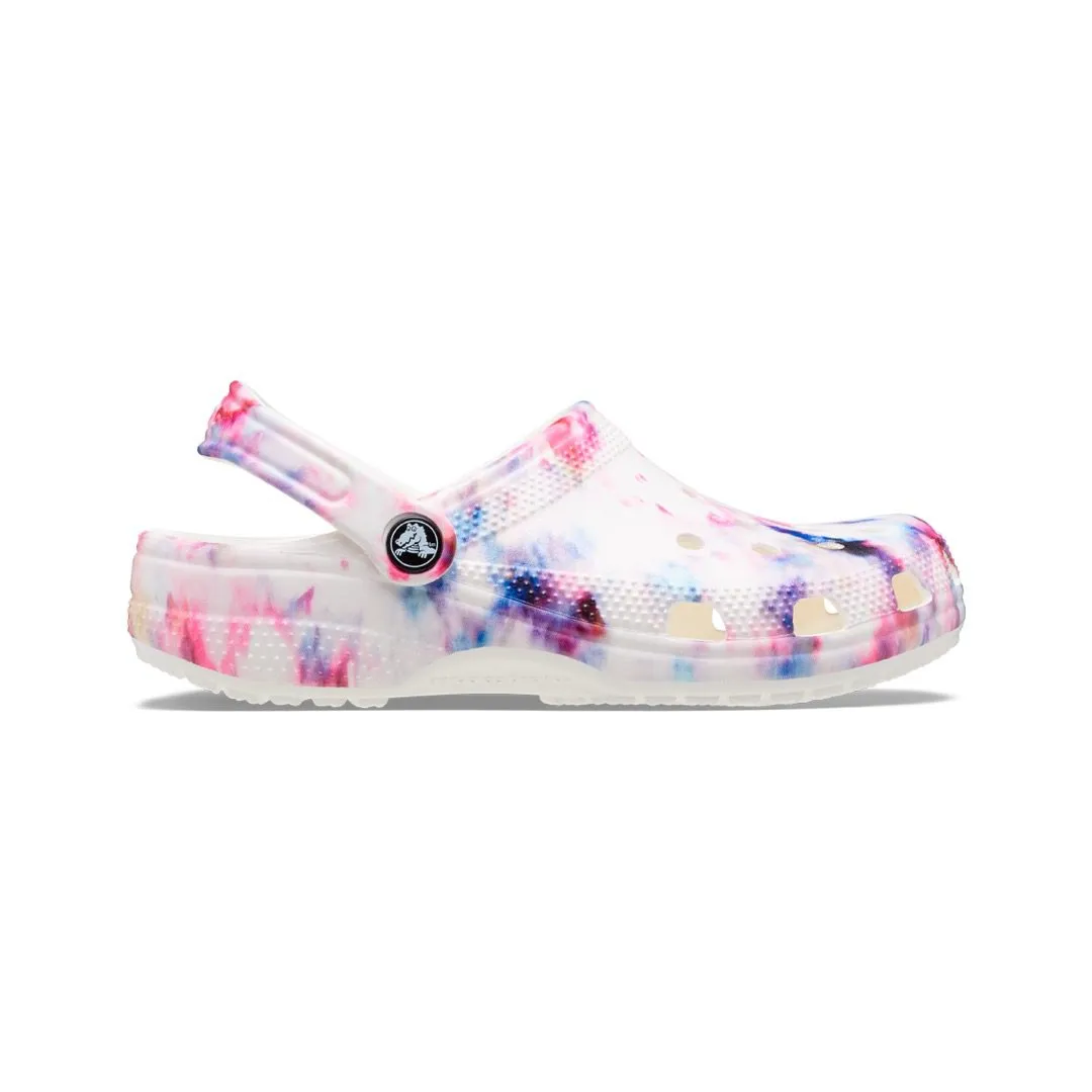 Clogs Crocs Classic Tie Dye Graphic Garnet/Multi