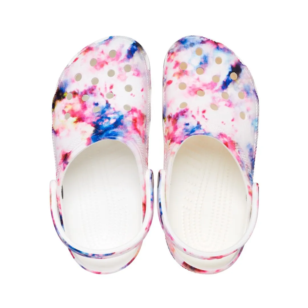 Clogs Crocs Classic Tie Dye Graphic Garnet/Multi