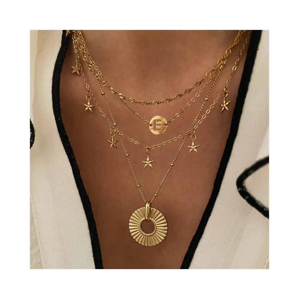 Collar Alphabet Oro