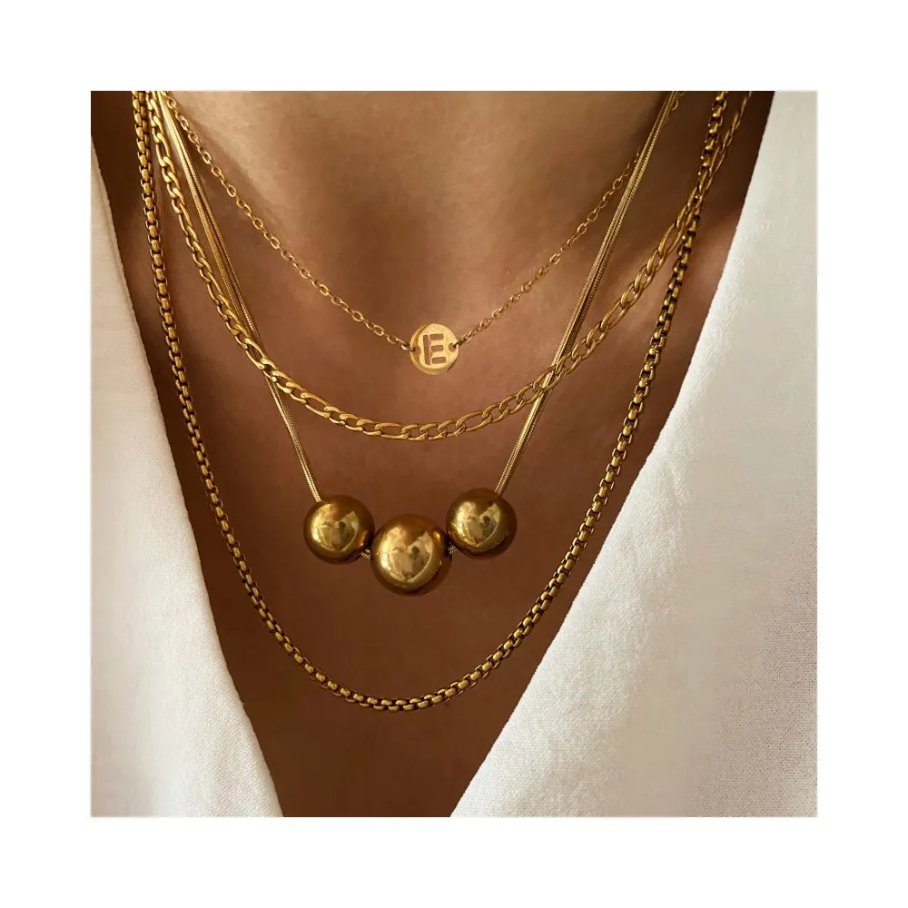 Collar Alphabet Oro